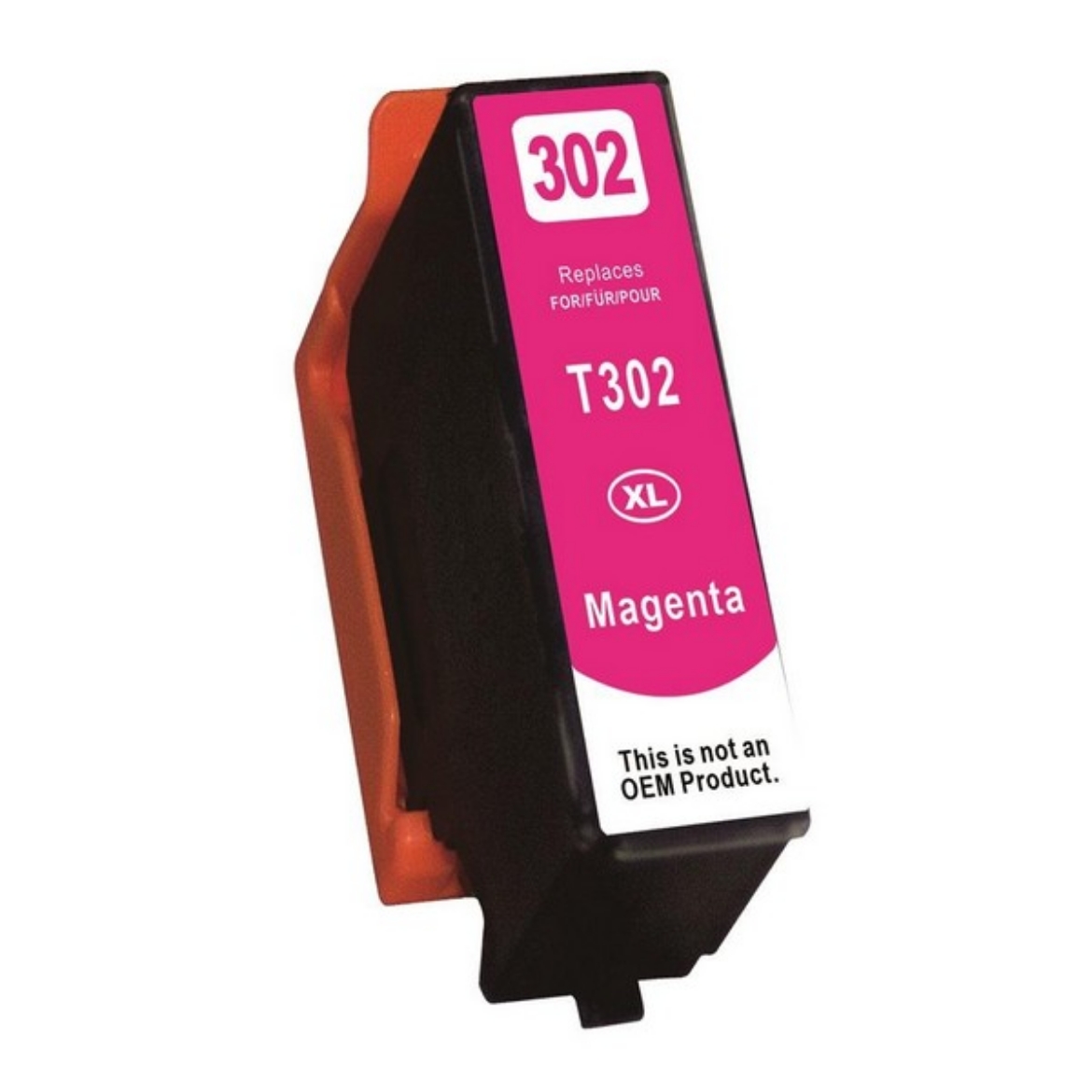 Picture of Remanufactured Epson 302XL (T302XL320) InkJet Cartridge, Magenta, 550 High Yield