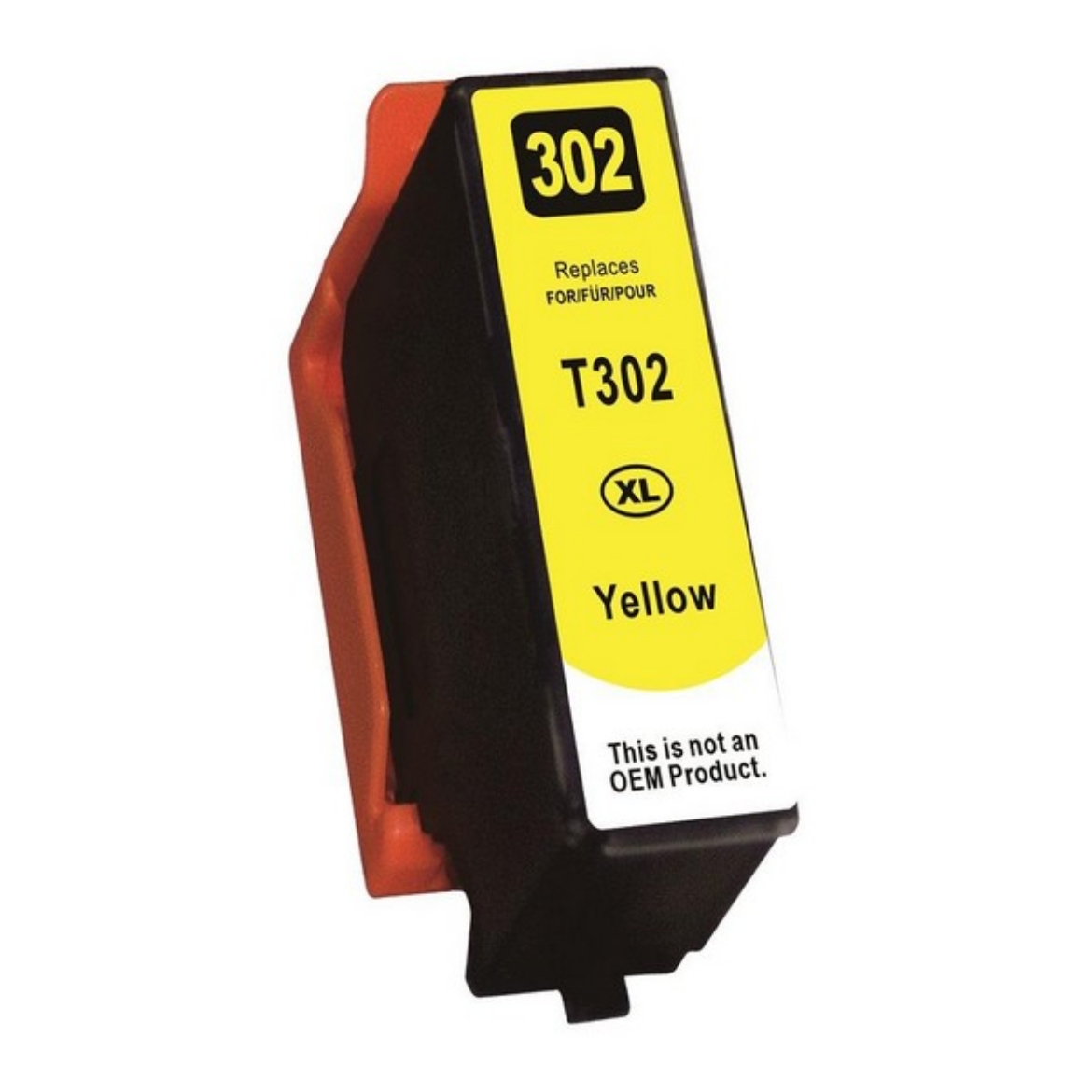 Picture of Remanufactured Epson 302XL (T302XL420) InkJet Cartridge, Yellow, 550 High Yield