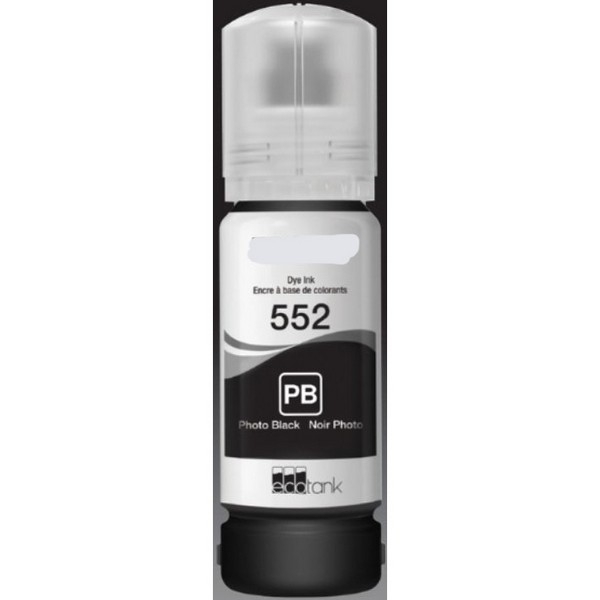 Show details for Remanufactured Epson 552 (T552120-S) InkJet Cartridge, Photo Black, 7300 Yield Picture of Remanufactured Epson 552 (T552120-S) InkJet Cartridge, Photo Black, 7300 Yield