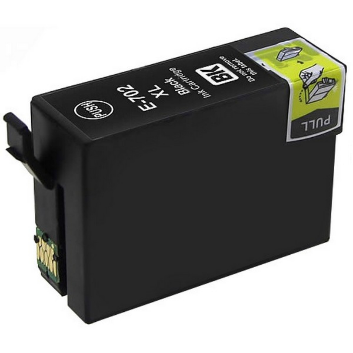 Picture of Remanufactured Epson 702XL (T702XL120) InkJet Cartridge, Black, 1100 Ultra High Yield