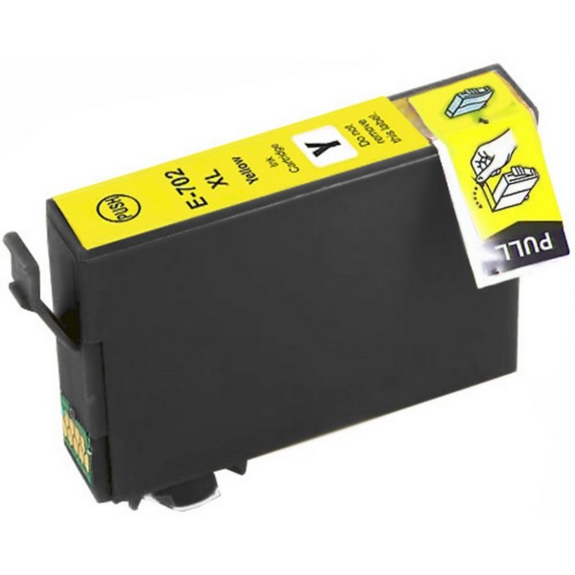 Picture of Remanufactured Epson 702XL (T702XL420) InkJet Cartridge, Yellow, 950 Ultra High Yield