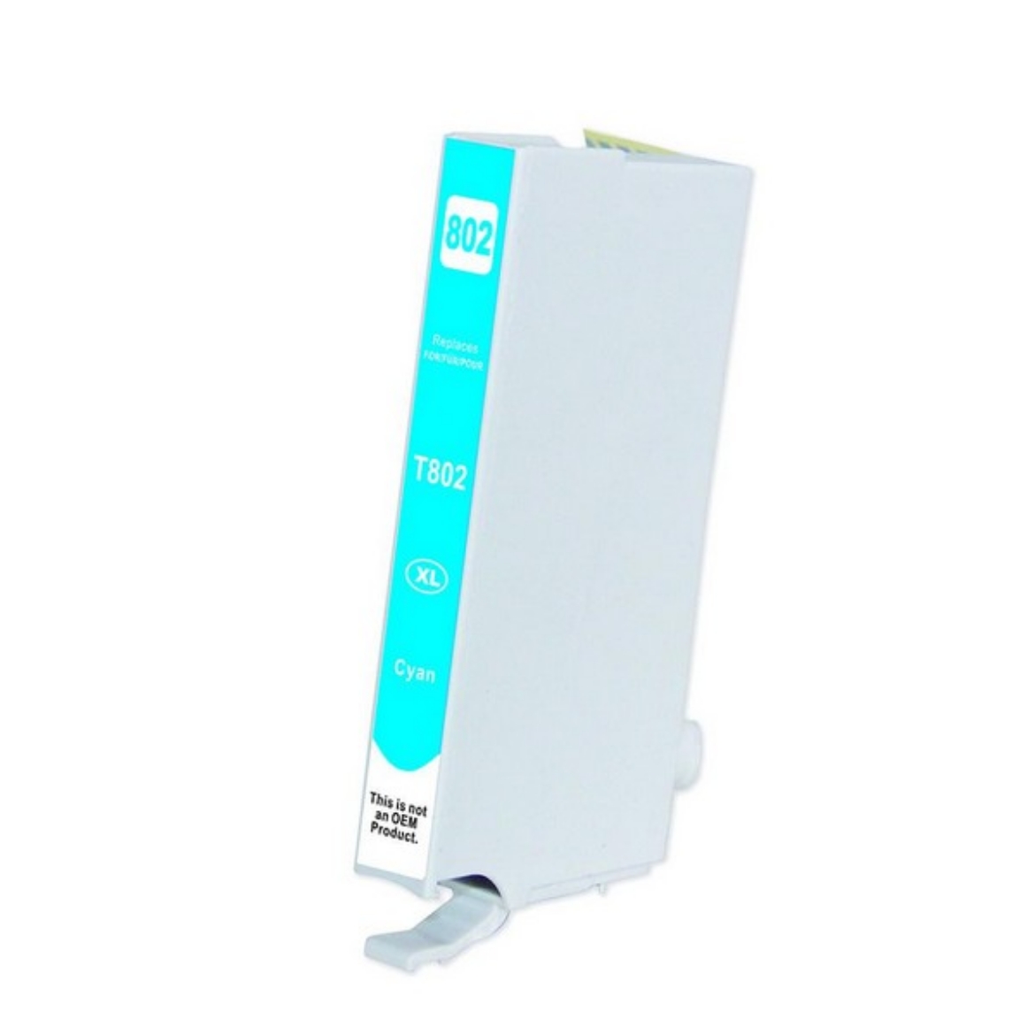 Picture of Remanufactured Epson 802XL (T802XL220) InkJet Cartridge, Cyan, 1900 Ultra High Yield