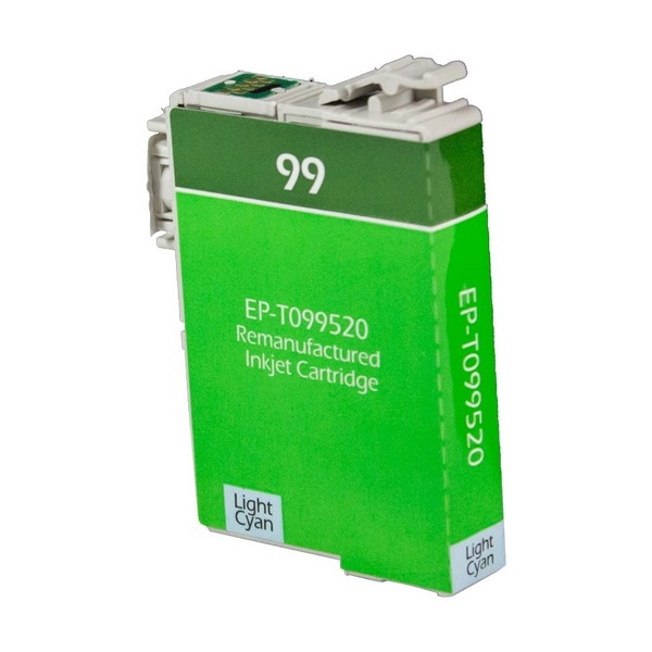 Show details for Remanufactured Epson 99 (T099520) InkJet Cartridge, Light Cyan, 450 Yield Picture of Remanufactured Epson 99 (T099520) InkJet Cartridge, Light Cyan, 450 Yield