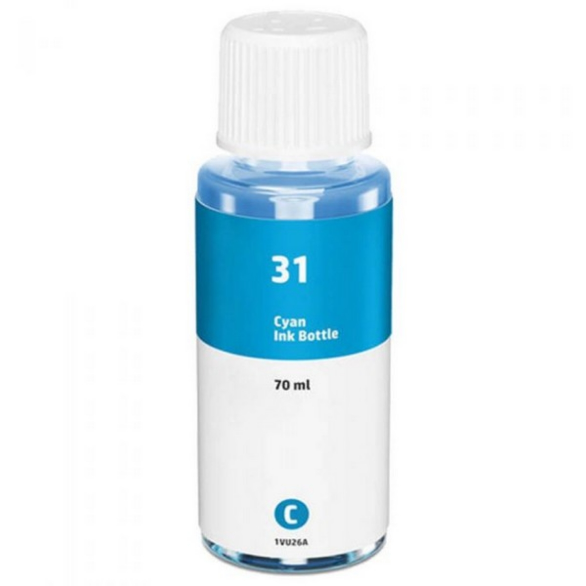 Picture of Compatible HP 31 (1VU26AN) Ink Bottle, Cyan, 8000 Yield