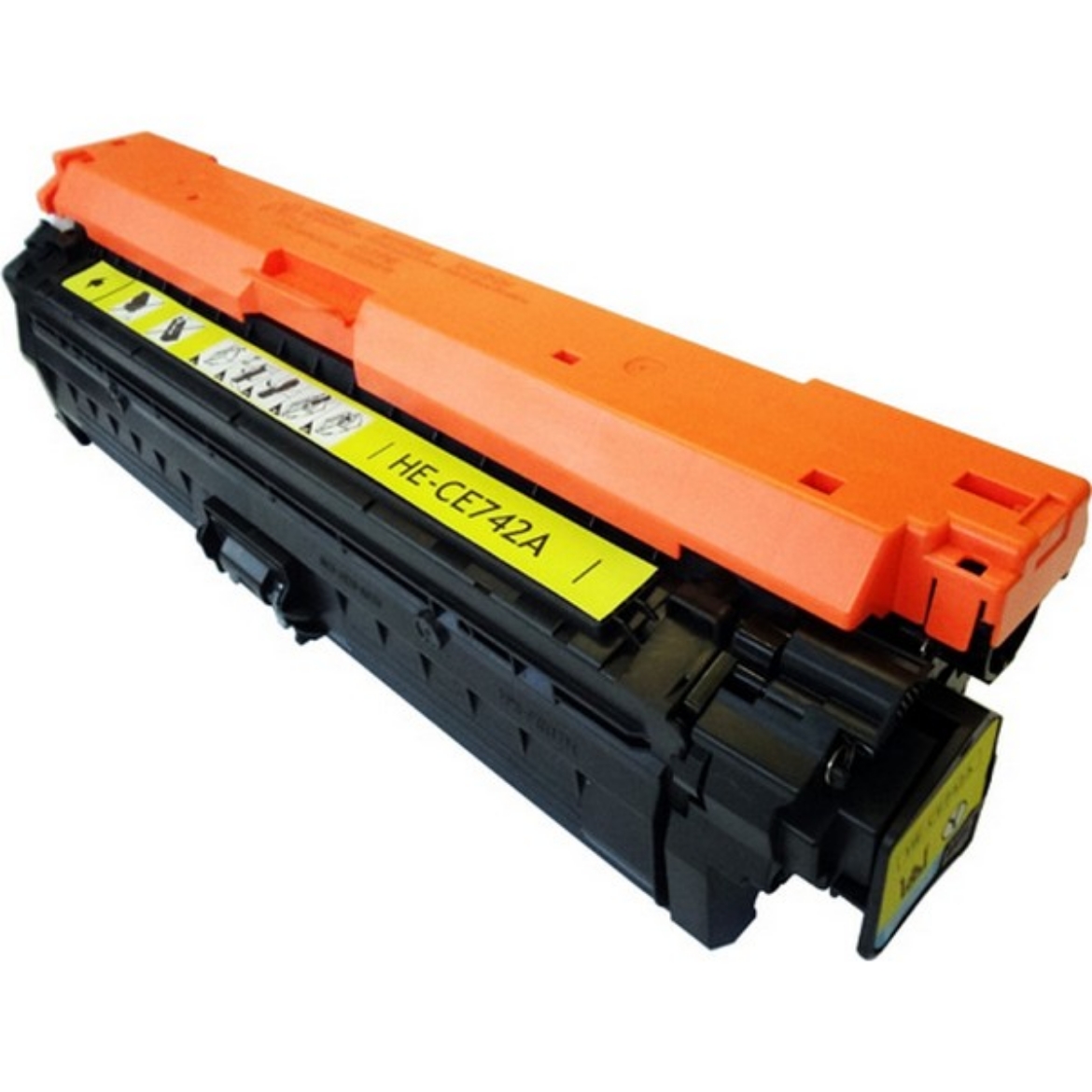 Picture of OEM HP 307A (CE742A) Toner Cartridge, Yellow, 7.3K Yield