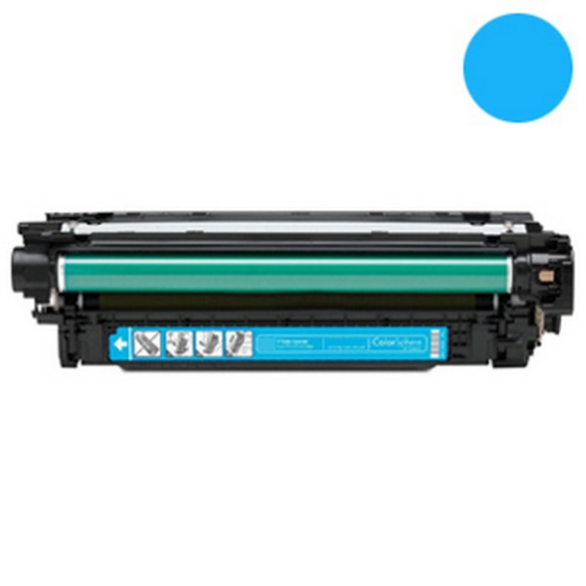 Picture of OEM HP 507A (CE401A) Toner Cartridge, Cyan, 6K Yield