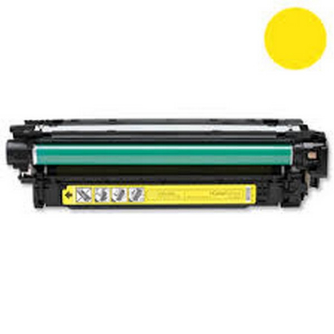 Picture of OEM HP 507A (CE402A) Toner Cartridge, Yellow, 6K Yield