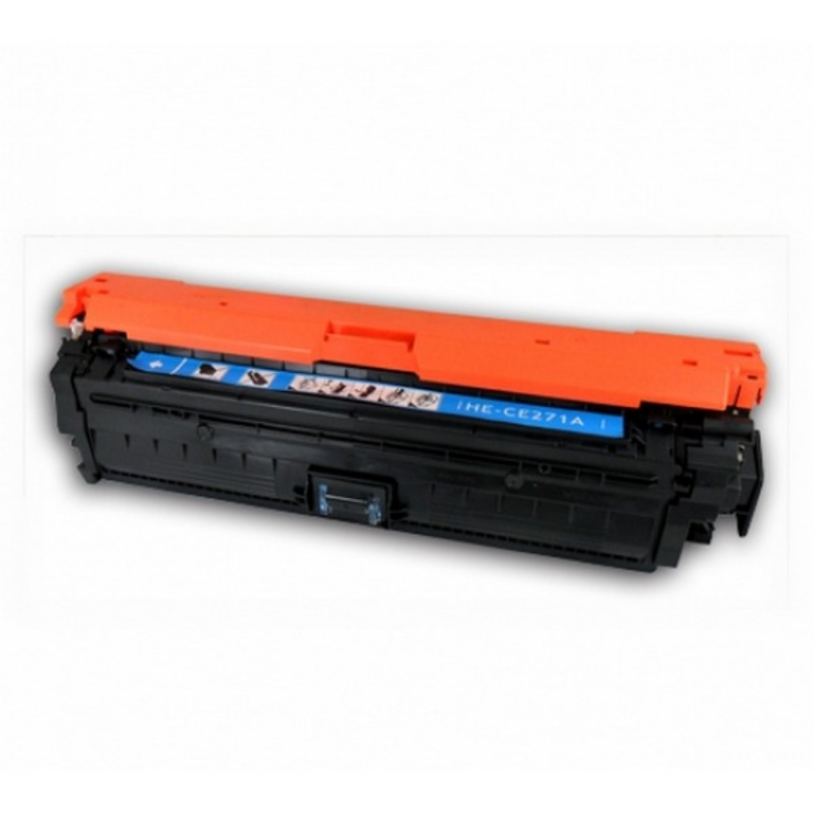 Picture of OEM HP 650A (CE271A) Toner Cartridge, Cyan, 15K Yield