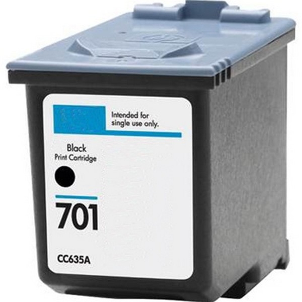 Show details for REMAN HP 701 (CC635A) INKJET CTG, BLACK, 350 YIELD Picture of REMAN HP 701 (CC635A) INKJET CTG, BLACK, 350 YIELD