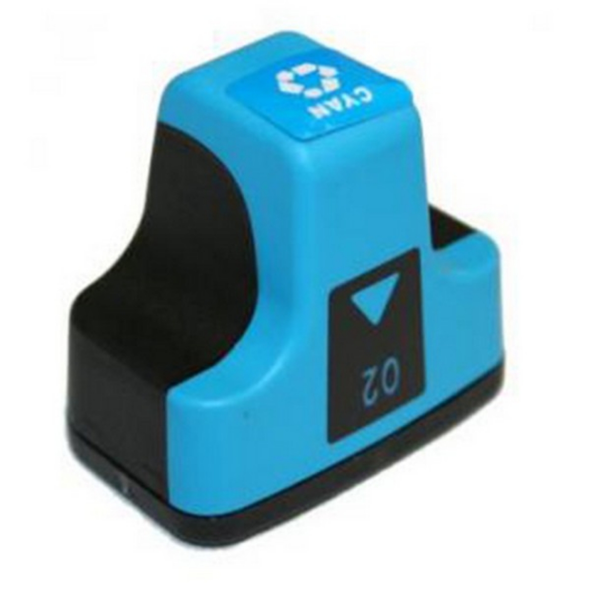 Picture of Remanufactured HP 02 (C8771WN) InkJet Cartridge, Cyan, 500 Yield