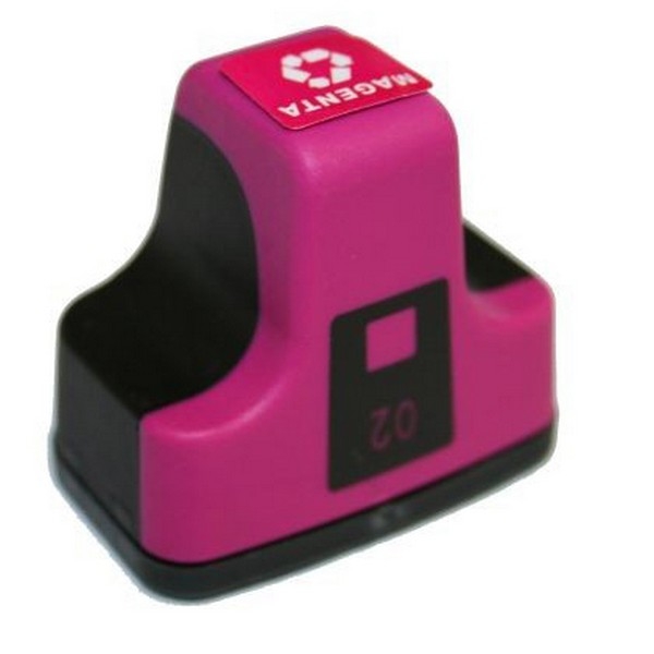 Show details for Remanufactured HP 02 (C8772WN) InkJet Cartridge, Magenta, 500 Yield Picture of Remanufactured HP 02 (C8772WN) InkJet Cartridge, Magenta, 500 Yield