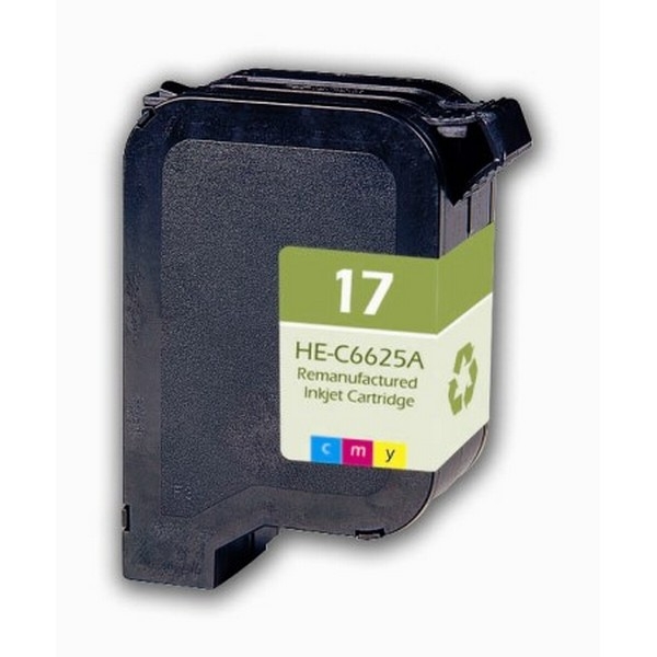 Show details for Remanufactured HP 17 (C6625AN) InkJet Cartridge, Tri-Color, 38ML Picture of Remanufactured HP 17 (C6625AN) InkJet Cartridge, Tri-Color, 38ML