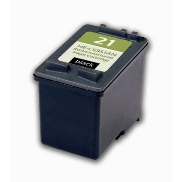 Show details for Remanufactured HP 21 (C9351AN) InkJet Cartridge, Black, 190 Yield Picture of Remanufactured HP 21 (C9351AN) InkJet Cartridge, Black, 190 Yield