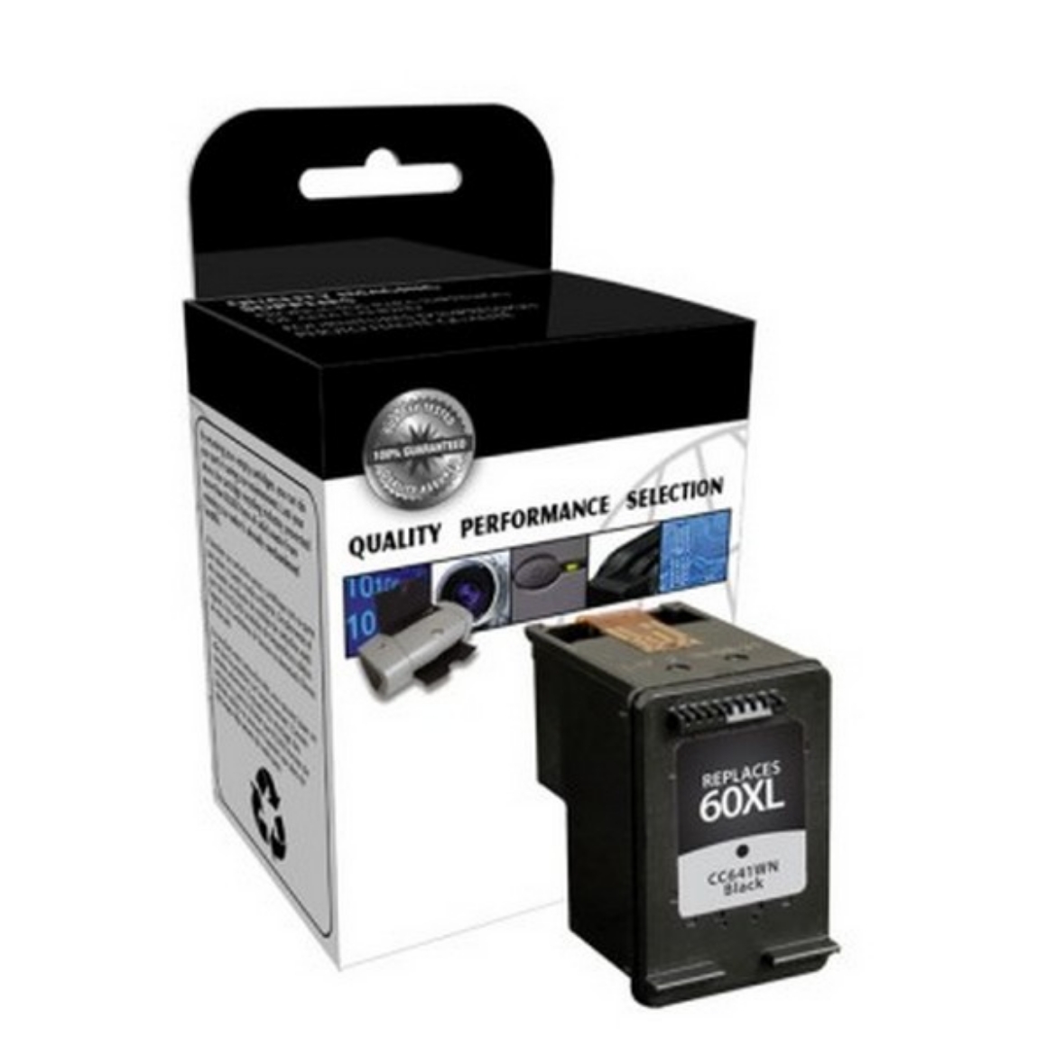 Picture of Remanufactured HP 60XL (CC641WN) InkJet Cartridge, Black, 600 High Yield