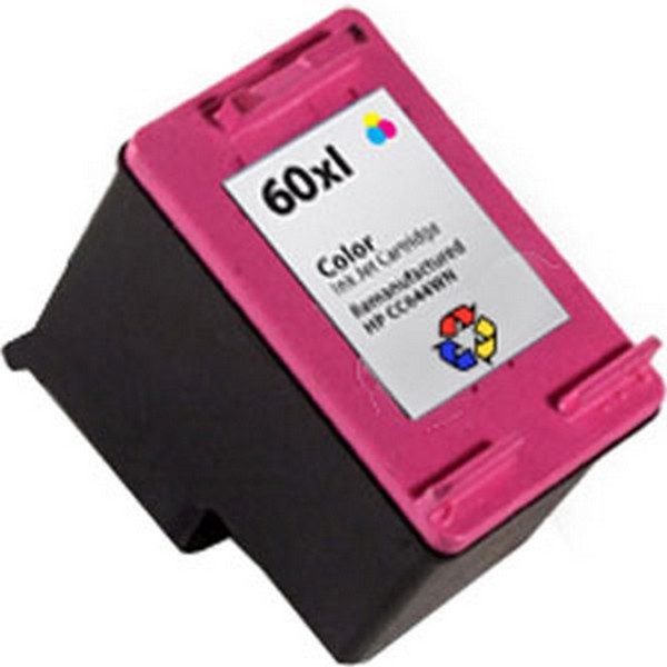 Show details for Remanufactured HP 60XL (CC644WN) InkJet Cartridge, Tri-Color, 450 High Yield Picture of Remanufactured HP 60XL (CC644WN) InkJet Cartridge, Tri-Color, 450 High Yield