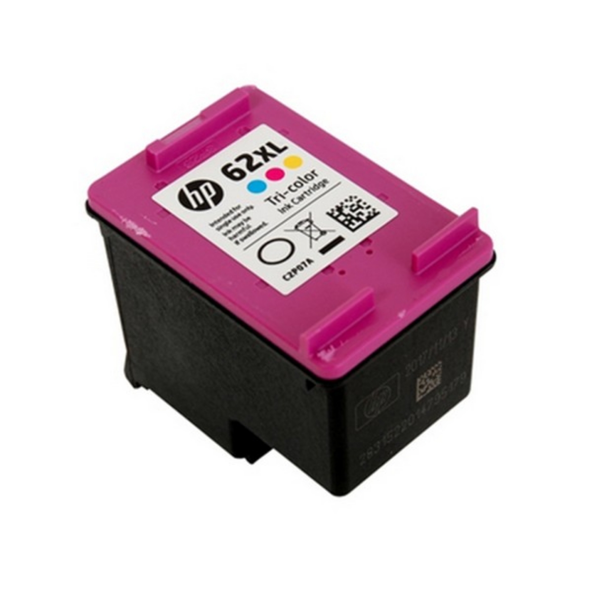 Picture of Remanufactured HP 62XL (C2P07AN) InkJet Cartridge, Tri-Color, 415 High Yield