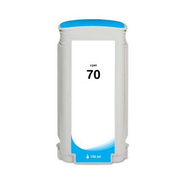 Show details for Remanufactured HP 70 (C9452A) Wide Format, Cyan, 130ml Yield Picture of Remanufactured HP 70 (C9452A) Wide Format, Cyan, 130ml Yield