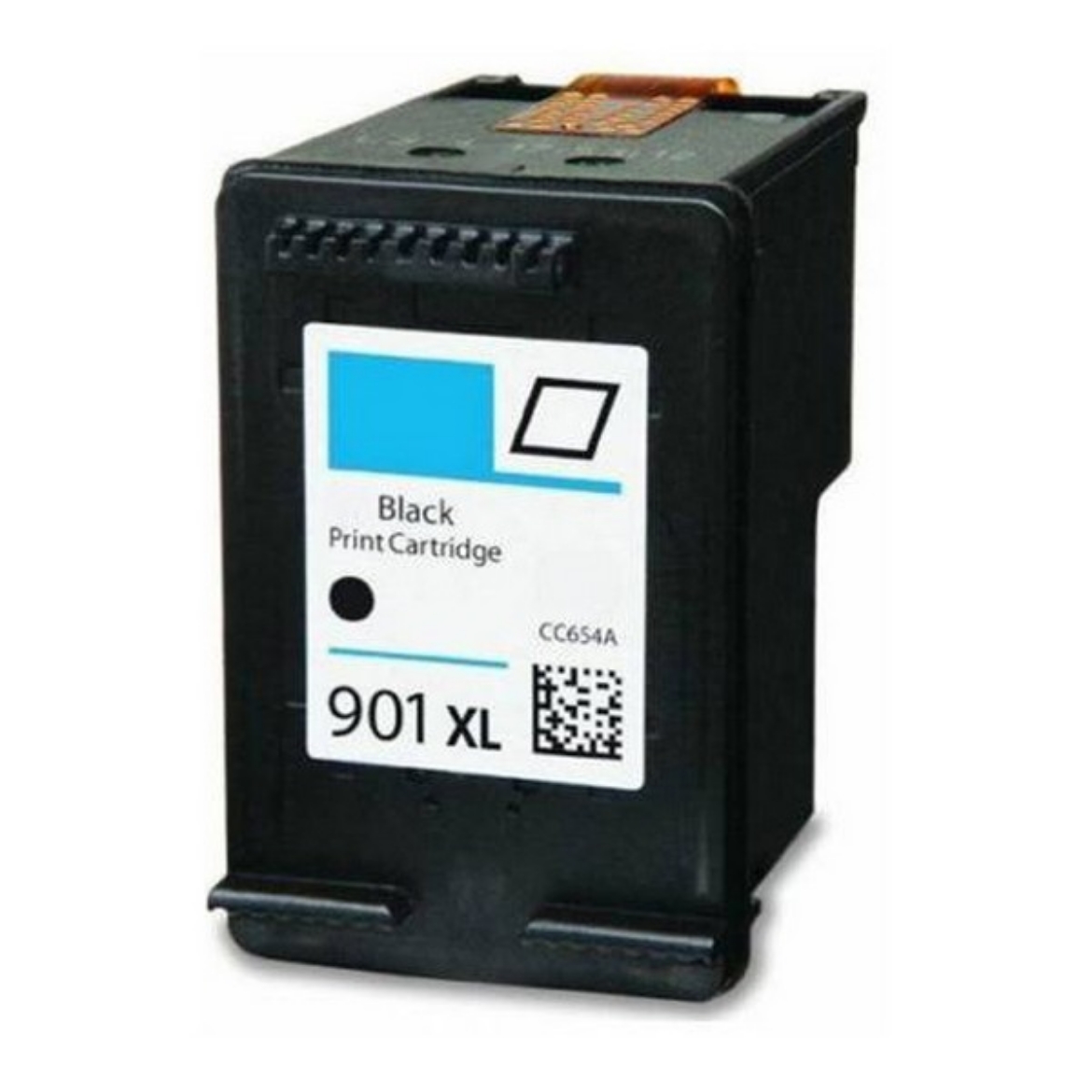 Picture of Remanufactured HP 901XL (CC654AN) InkJet Cartridge, Black, 700 High Yield
