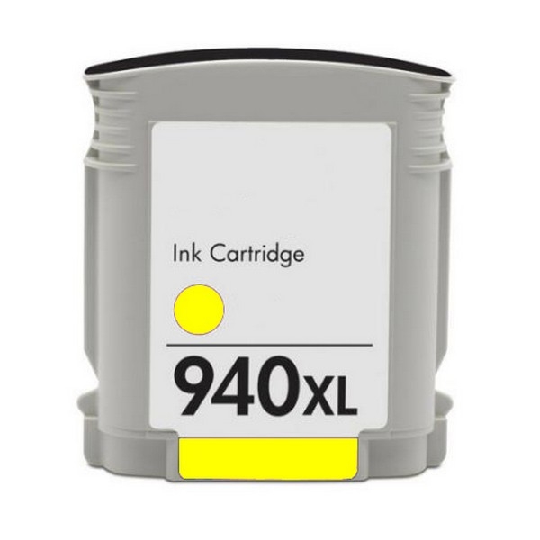Show details for Remanufactured HP 940XL (C4909AN) InkJet Cartridge, Yellow, 1.4K High Yield, With SCC Chip Picture of Remanufactured HP 940XL (C4909AN) InkJet Cartridge, Yellow, 1.4K High Yield, With SCC Chip