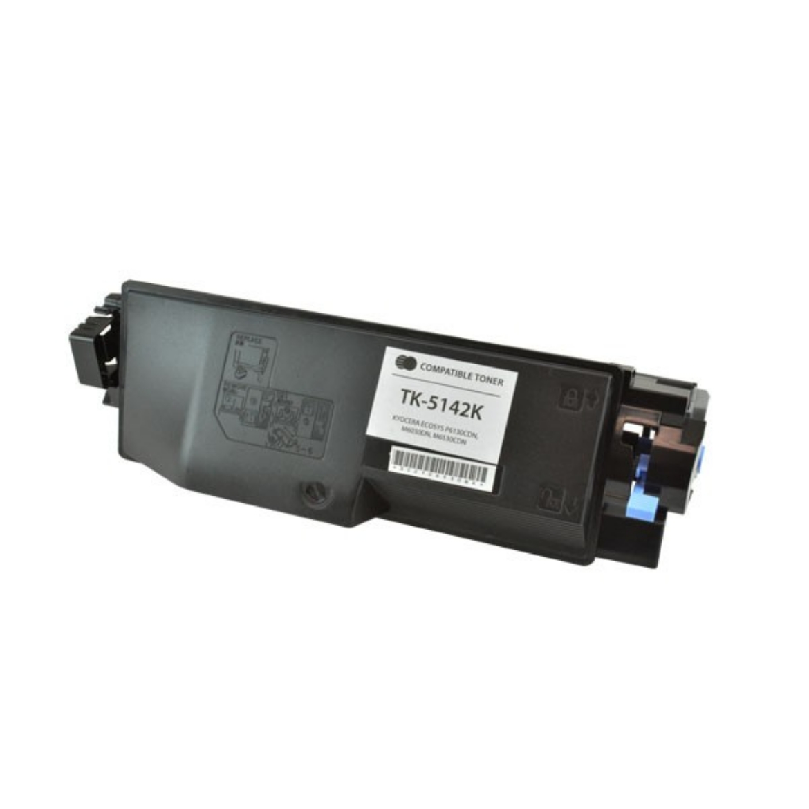 Picture of Compatible Kyocera Mita TK-5142K (1T02NR0US0) Toner Cartridge, Black, 7K Yield