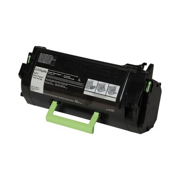 Show details for Compatible Lexmark 521 (52D1000) Toner Cartridge, Black, 6K Yield Picture of Compatible Lexmark 521 (52D1000) Toner Cartridge, Black, 6K Yield