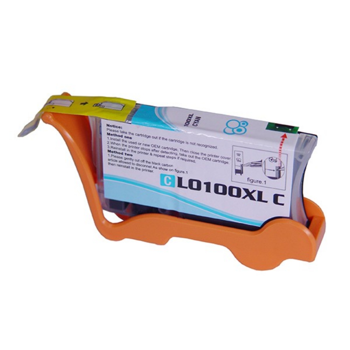 Picture of Remanufactured Lexmark 100XL (14N1069) InkJet Cartridge, Cyan, 600 Yield