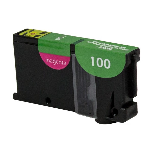 Show details for Remanufactured Lexmark 100XL (14N1070) InkJet Cartridge, Magenta, 600 YIELD Picture of Remanufactured Lexmark 100XL (14N1070) InkJet Cartridge, Magenta, 600 YIELD