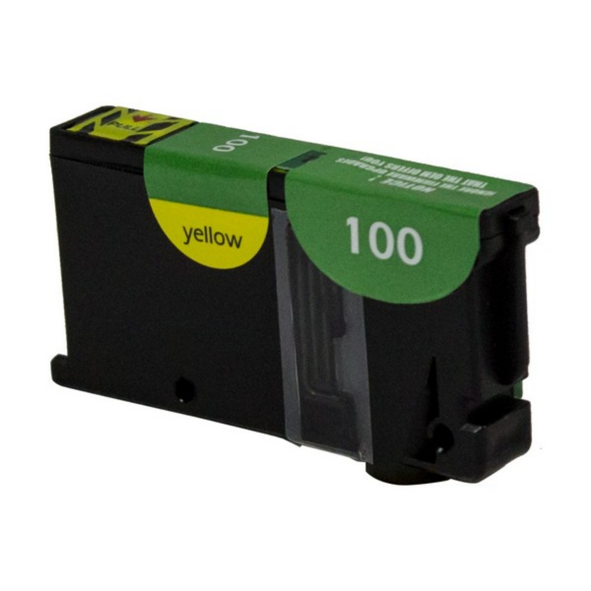 Picture of Remanufactured Lexmark 100XL (14N1071) InkJet Cartridge, Yellow, 600 Yield