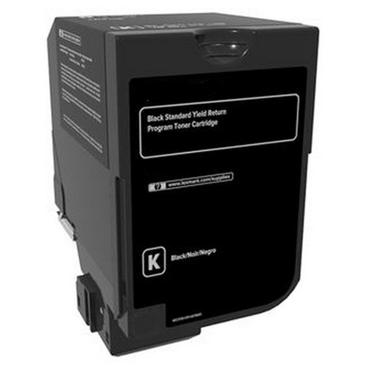 Picture of Remanufactured Lexmark 74C1SK0 Toner Cartridge, Black, 7K Yield, Made in USA