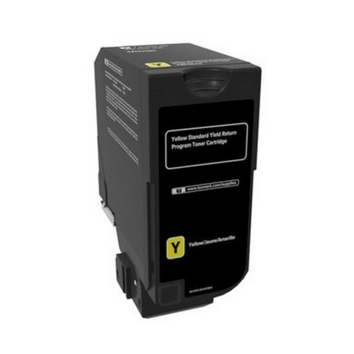 Picture of Remanufactured Lexmark 74C1SY0 Toner Cartridge, Yellow, 7K High Yield, Made in USA