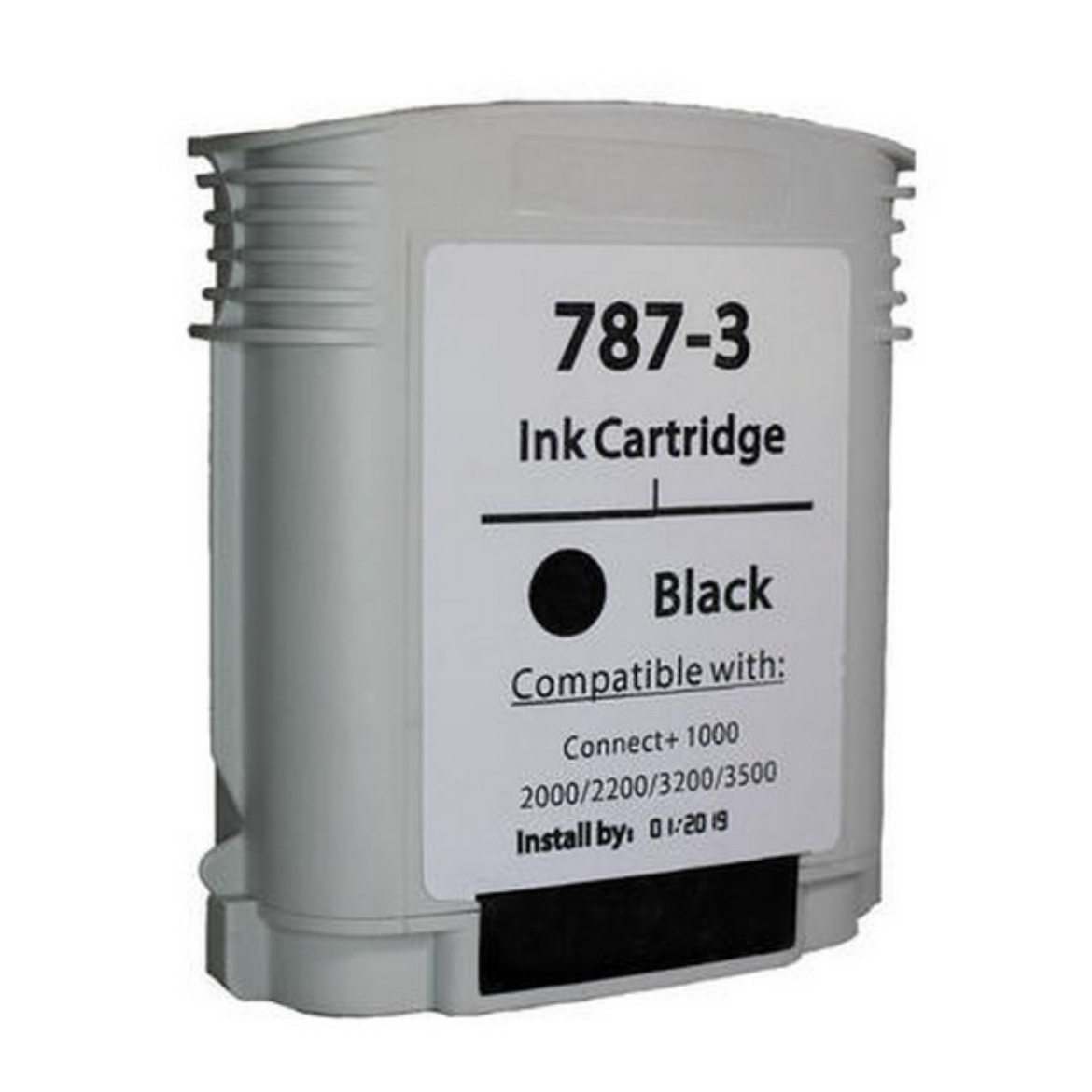 Picture of Remanufactured Pitney Bowes 78P-K Inkjet Cartridge, Black, High Yield 140 ML