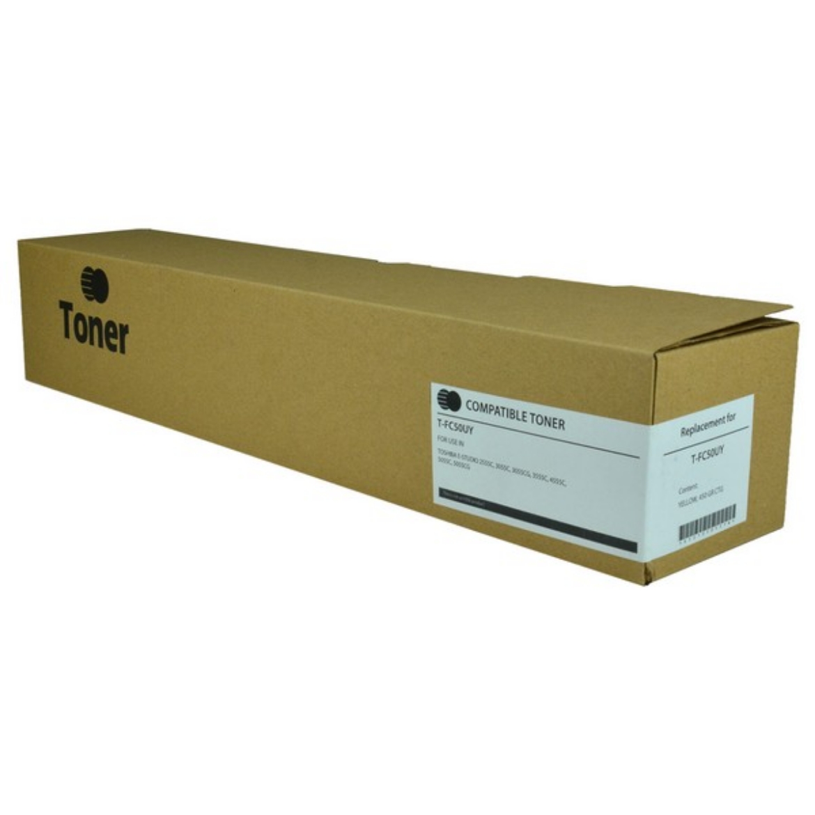 Picture of Compatible Toshiba e-STUDIO 2555 3055 4555 5055 (T-FC50U-Y) Toner Cartridge, Yellow, 28K Yield