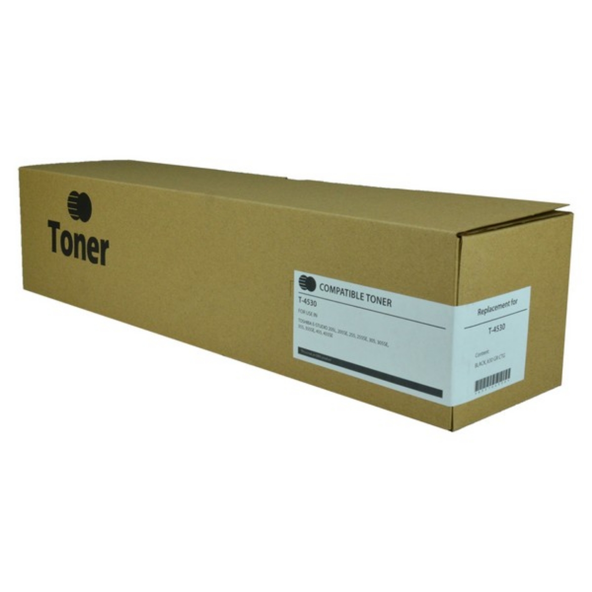 Picture of OEM Toshiba T-4530 (T4530) Toner Cartridge, Black, 30K Yield