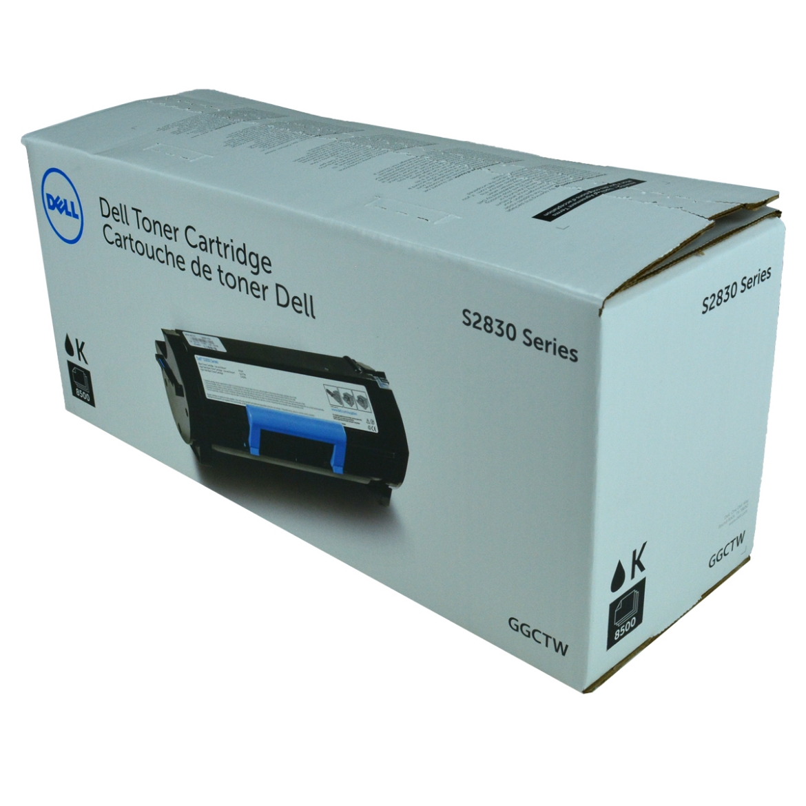 Picture of OEM Dell GGCTW (593-BBYP) Toner Cartridge, Black, 8.5K Yield