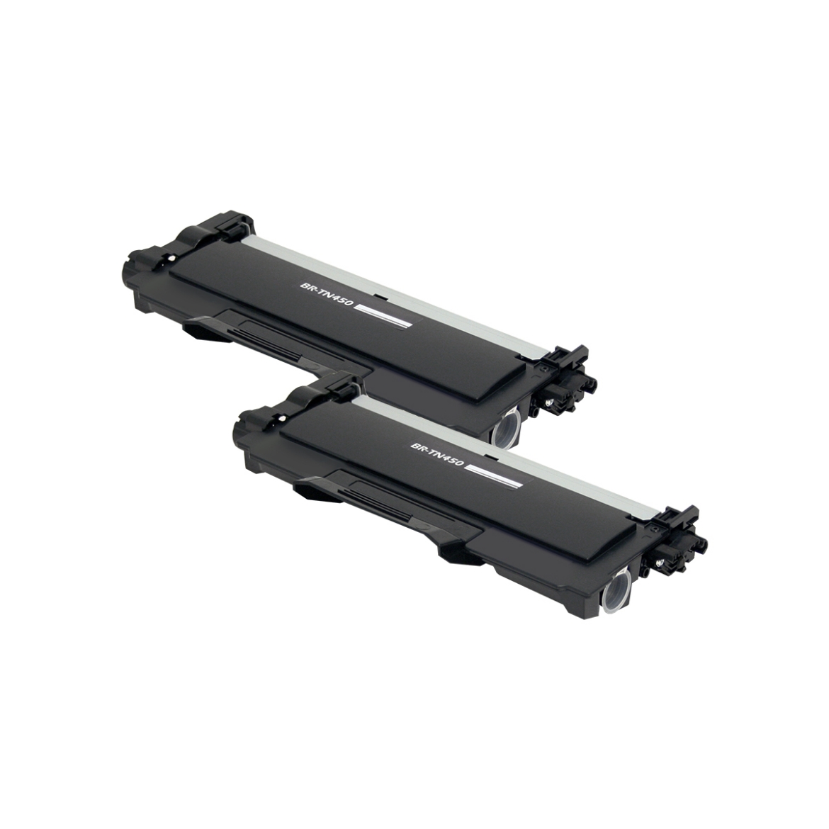 Picture of Compatible Brother TN450 (TN450, TN420) Toner Cartridge, Black, 2.6K High Yield, 2 Cartridge Value Pack