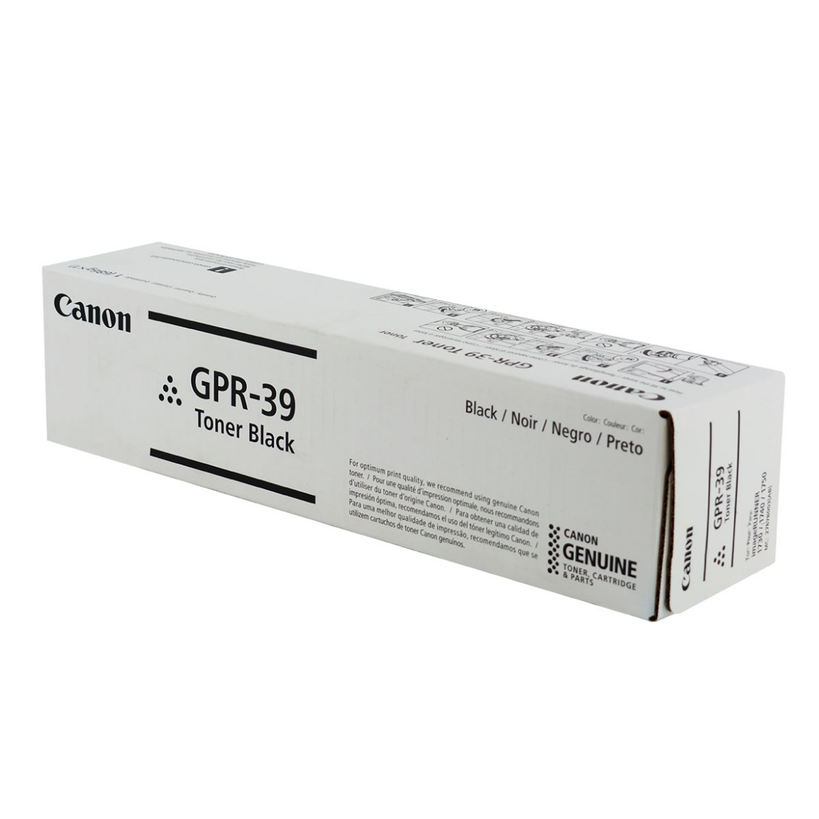 Picture of Canon 2787B003AA (GPR-39BK) Black Toner Cartridge (15100 Yield)
