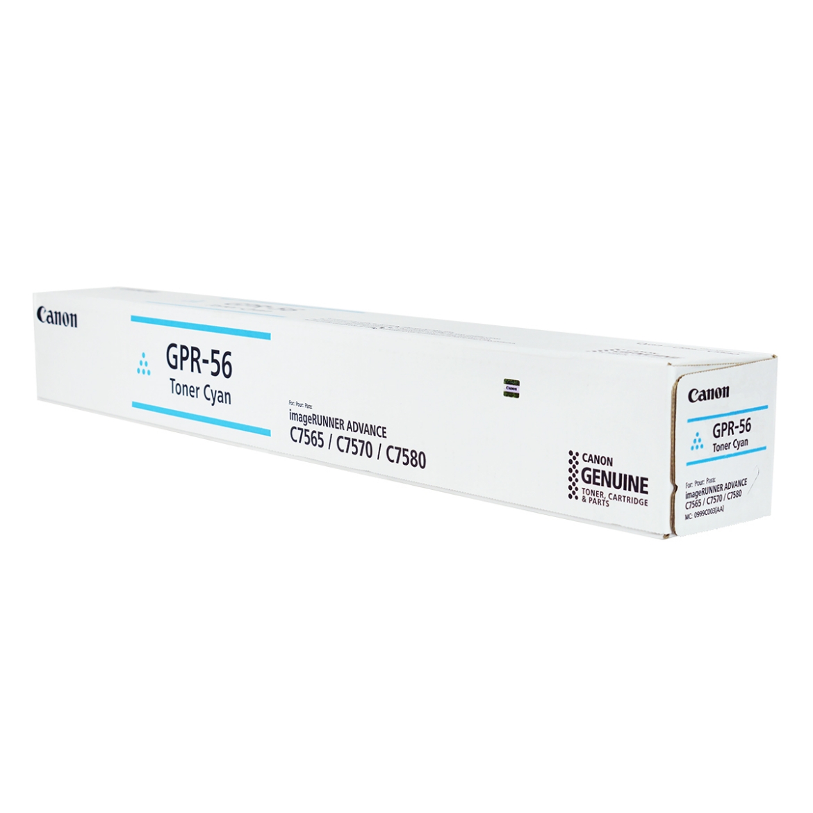 Picture of OEM Canon GPR-56 (0999C003) Toner Cartridge, Cyan, 66.5K Yield