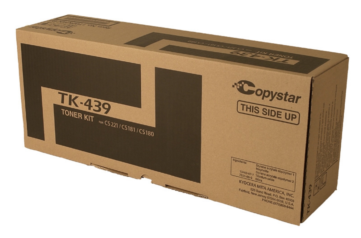 Picture of Kyocera Mita 1T02KH0CS0 (TK-439) Black Toner (15000 Yield)