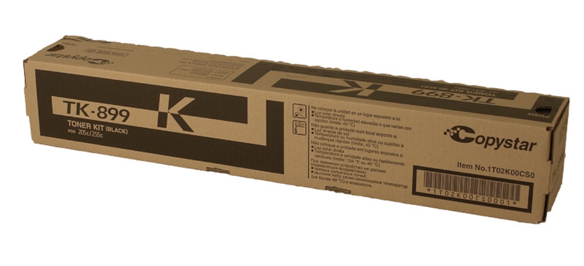 Picture of Kyocera Mita 1T02K00CS0 (TK-899K) Black Toner Cartridge (12000 Yield)