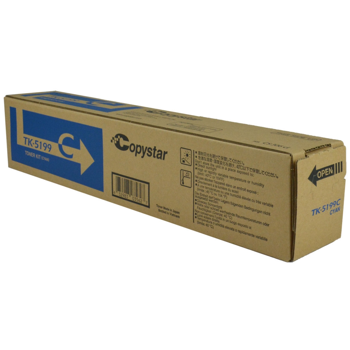 Picture of OEM Copystar TK-5199C (1T02R4CCS0) Toner Cartridge, Cyan, 7K Yield