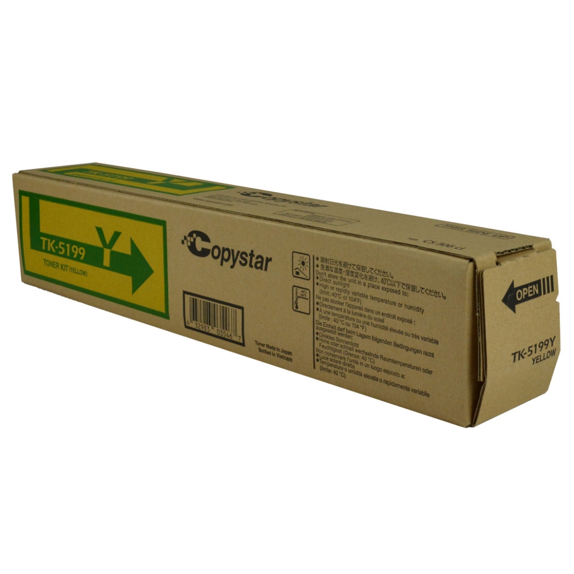 Picture of Kyocera Mita 1T02R4ACS0 (TK-5199YW) Yellow Toner Cartridge (7000 Yield)