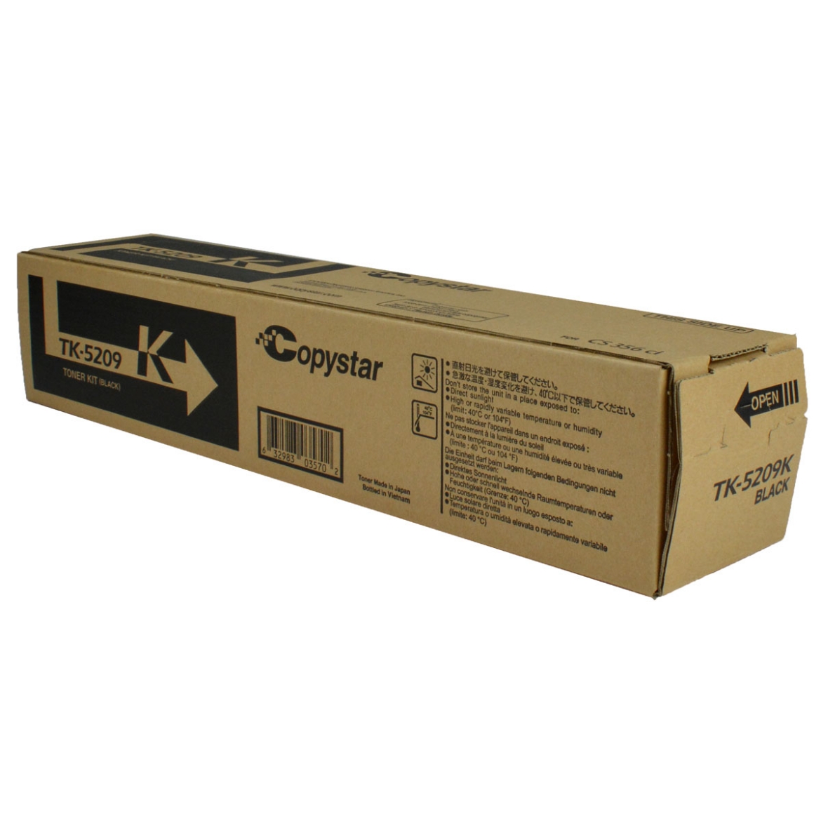 Picture of Kyocera Mita 1T02R50CS0 (TK-5207K) Black Toner Cartridge (18000 Yield)