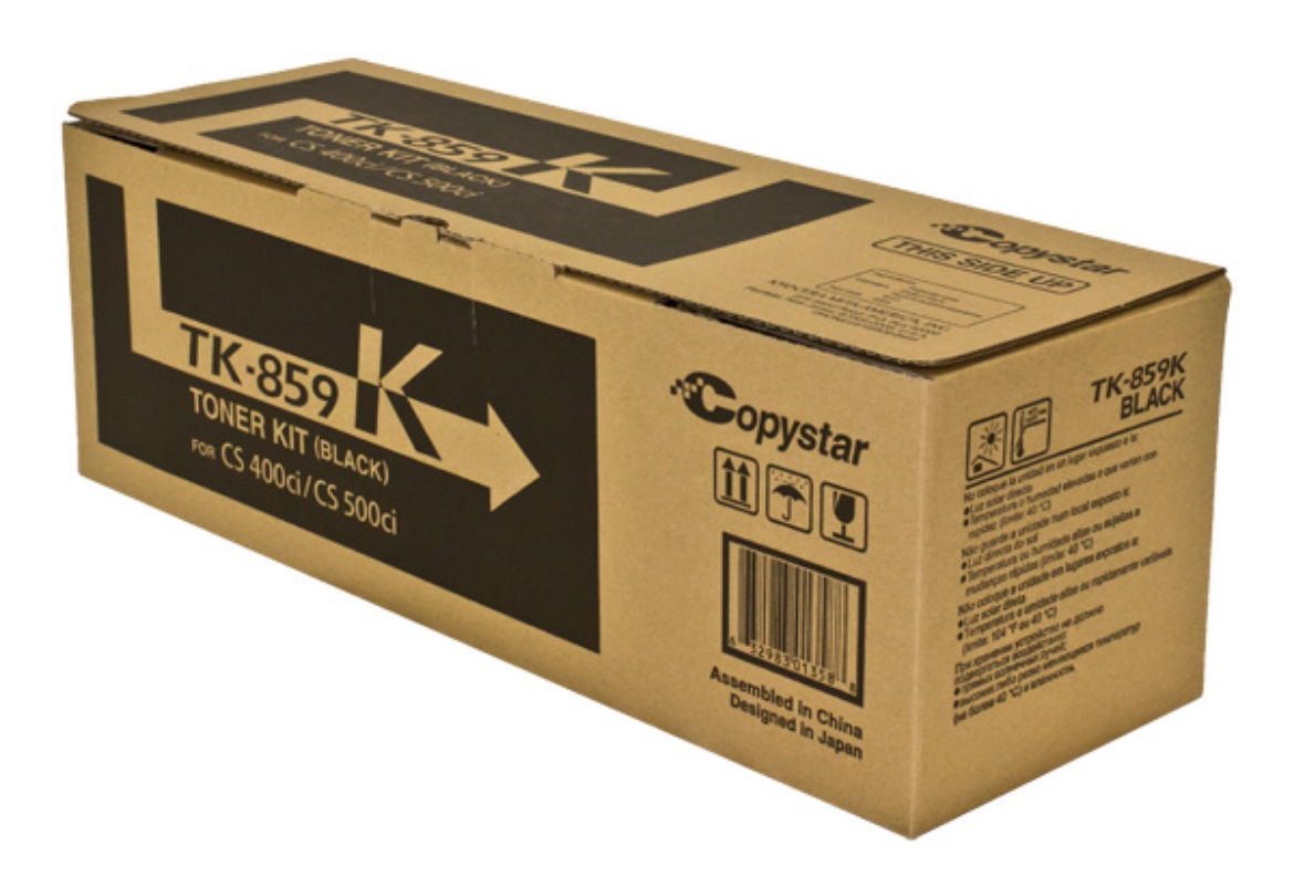 Picture of Kyocera Mita 1T02H70CS0 (TK-859K) Black Toner Cartridge (25000 Yield)