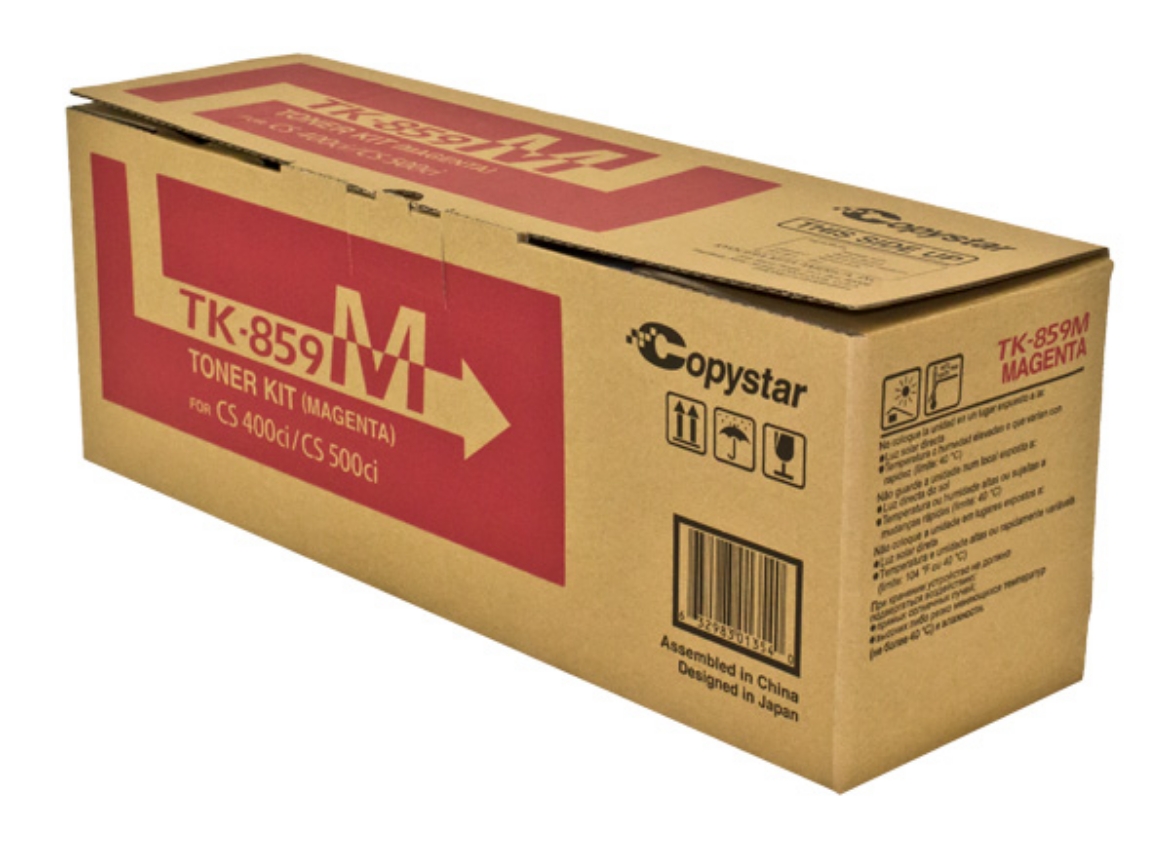 Picture of OEM Copystar TK-859M (1T02H7BCS0) Toner Cartridge, Magenta, 18K Yield