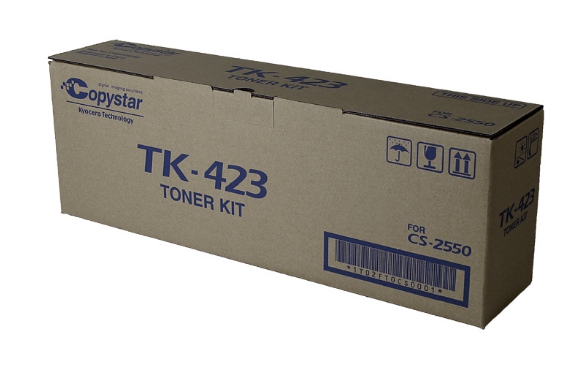 Picture of Copystar 0T2FT0CS (TK-423) Black Toner (15000 Yield)