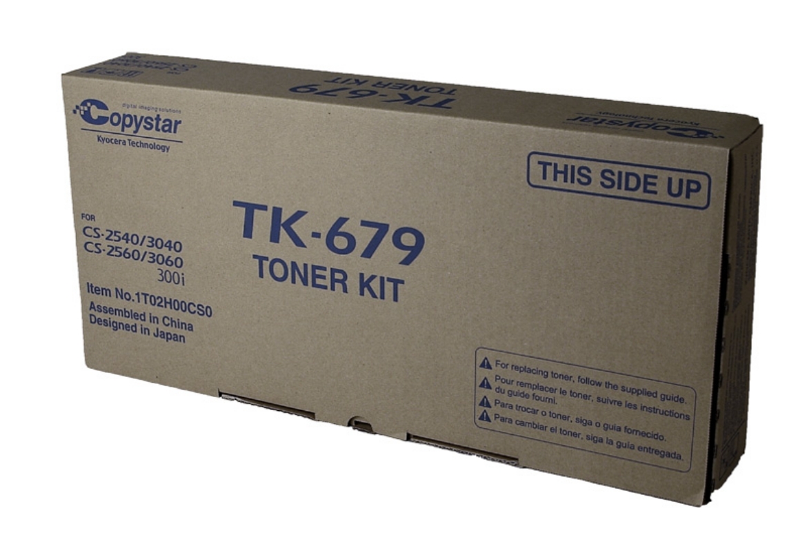 Picture of Kyocera Mita 1T02H00CS0 (TK-679) Black Toner Cartridge (20000 Yield)