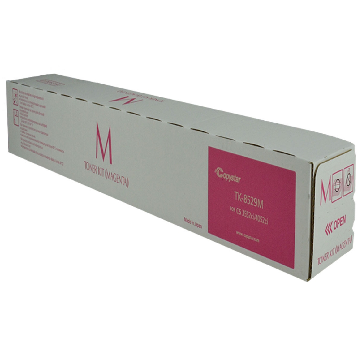 Picture of Kyocera Mita 1T02RMBCS0 (TK-8529M) Magenta Toner Cartridge (20000 Yield)