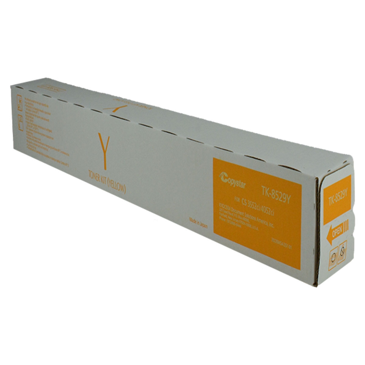 Picture of Kyocera Mita 1T02RMACS0 (TK-8529Y) Yellow Toner Cartridge (20000 Yield)