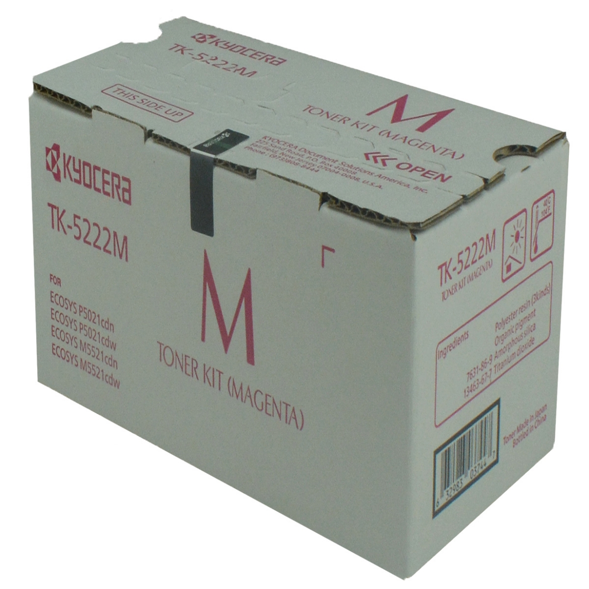 Picture of Kyocera Mita 1T02R9BUS1 (TK-5222M) Magenta Toner Cartridge (1200 Yield)