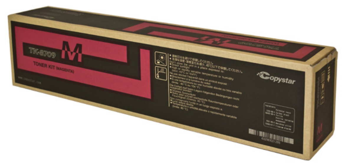 Picture of OEM Copystar TK-8709M (1T02K9BCS0) Toner Cartridge, Magenta, 30K Yield